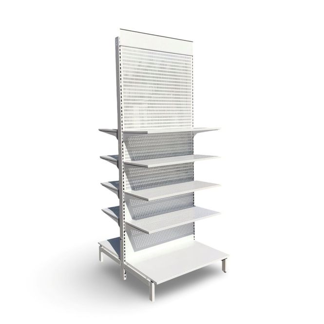 Huvudbild Butiksinredning Ricana hög T-stativ vit - ...
