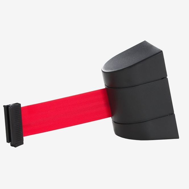 Huvudbild Väggkassett i svart plast med köband 5m 