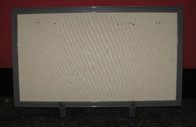 Huvudbild Bordsskärm beige & grå/silver - begagnad