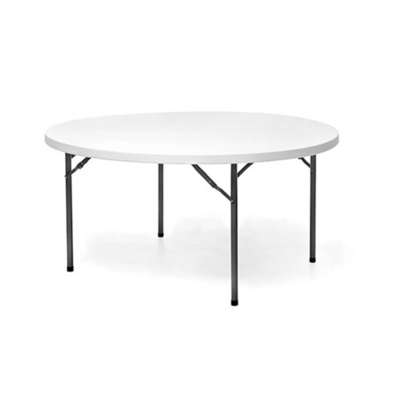 Kalasbordet vitt fällbart | runt Ø 152 cm