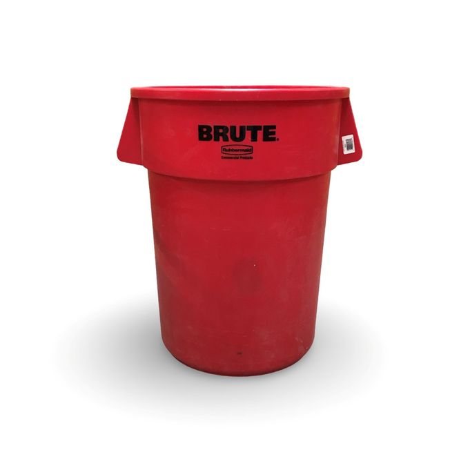 Huvudbild Plasttunna Rubbermaid Brute 166 liter röd - ...