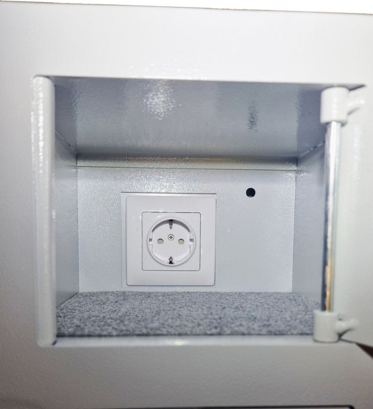 Laddskåp mobiltelefon 10-fack grå