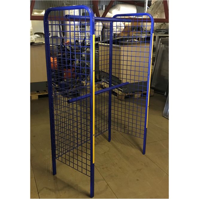 Huvudbild Klädställning bredd 92 cm blå - begagnad