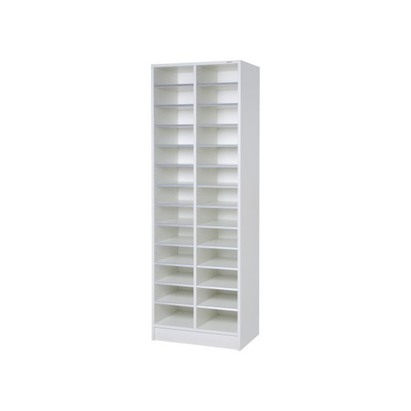 Blanketthylla IP-hyllan 625 Classic 26 fack vit
