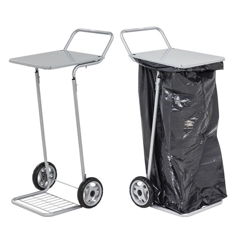 Säckvagn med lock | 125 liter 