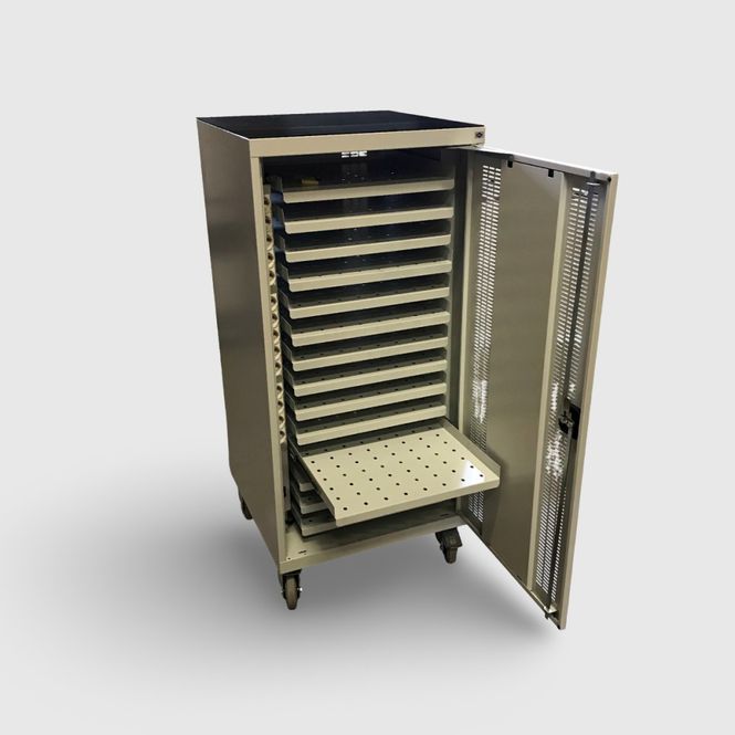 Huvudbild Datorvagn Blika för laddning och förvaring - ...