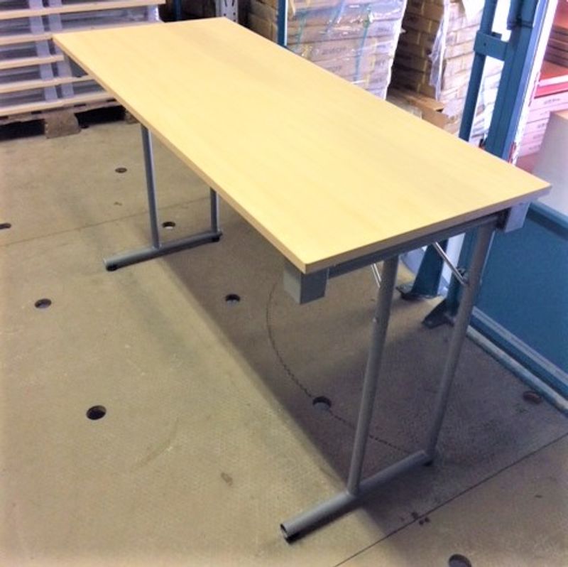 Fällbara konferensbord 120x50 cm blandade färger - begagnad