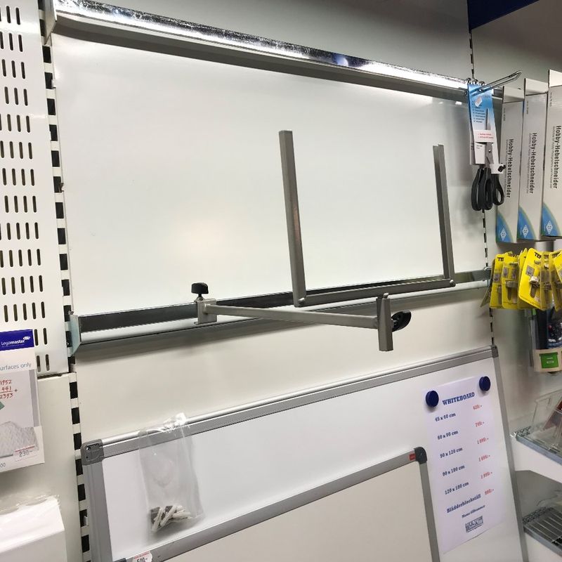 Skylthållare A5 grå - begagnad