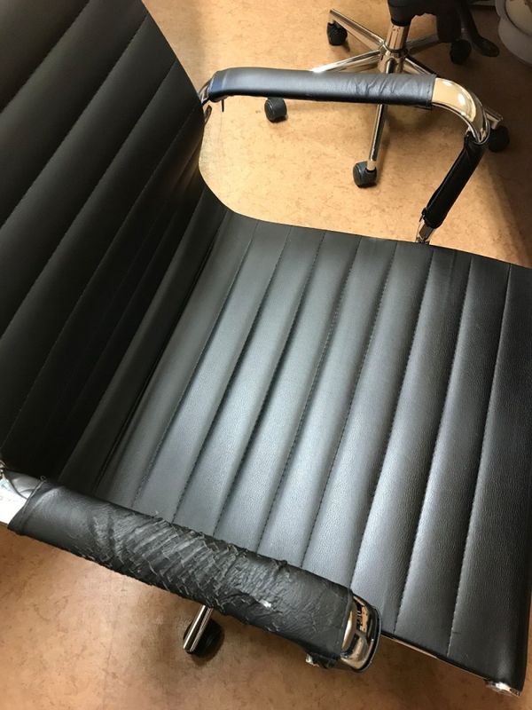 Stol Viva 480 konstläder svart - begagnad