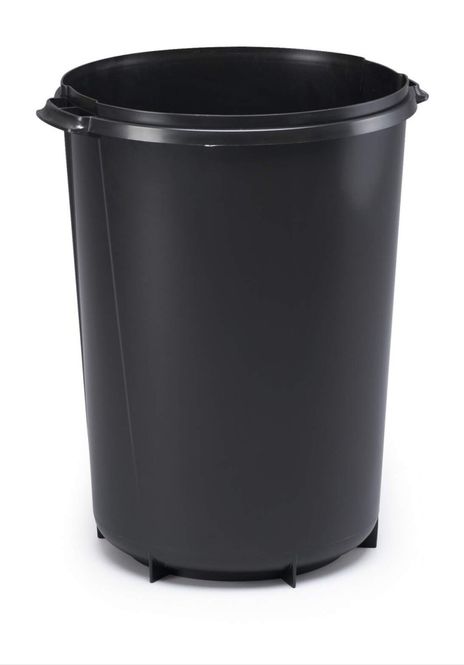 Huvudbild Tunna Durabin 40L rund svart