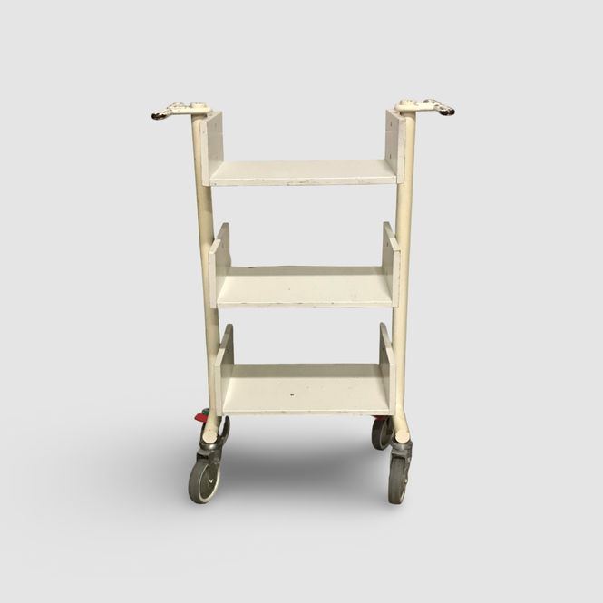 Huvudbild Biblioteksvagn vit - begagnad