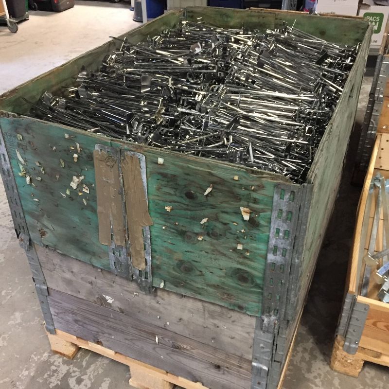 Enkelspjut med etikettbricka 300 mm - begagnat
