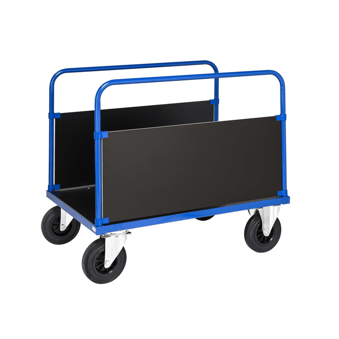 Huvudbild Långgavelvagn | MDF-laminat | Blå lackad