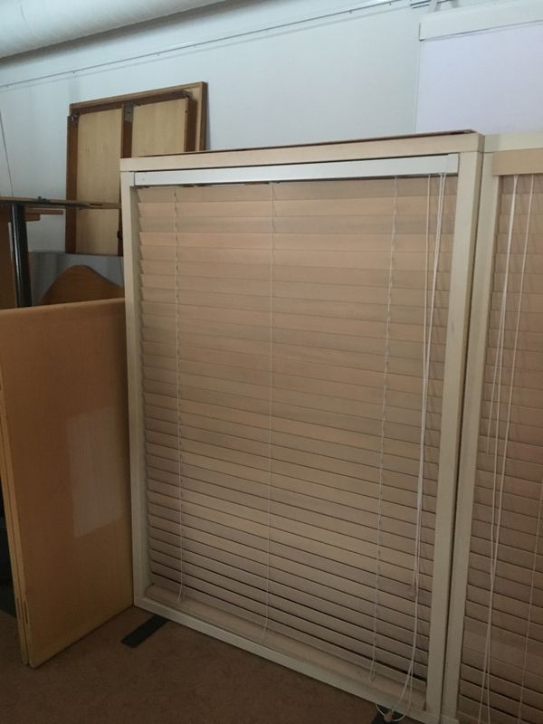 Skärmvägg med persienn - begagnad