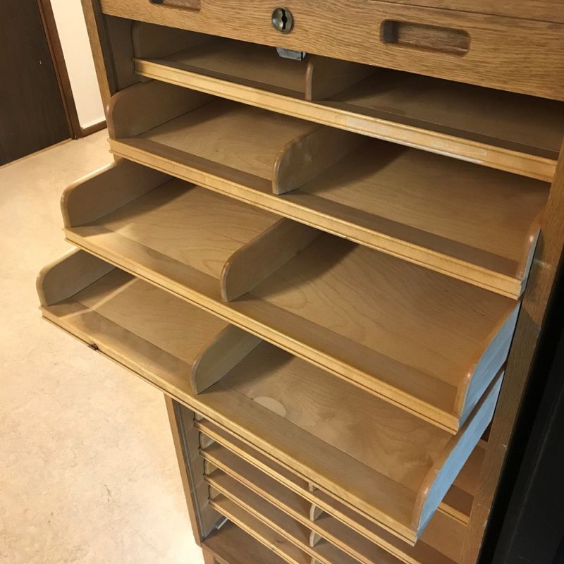 Arkivkåp Edsbyverken ekfanér - begagnat