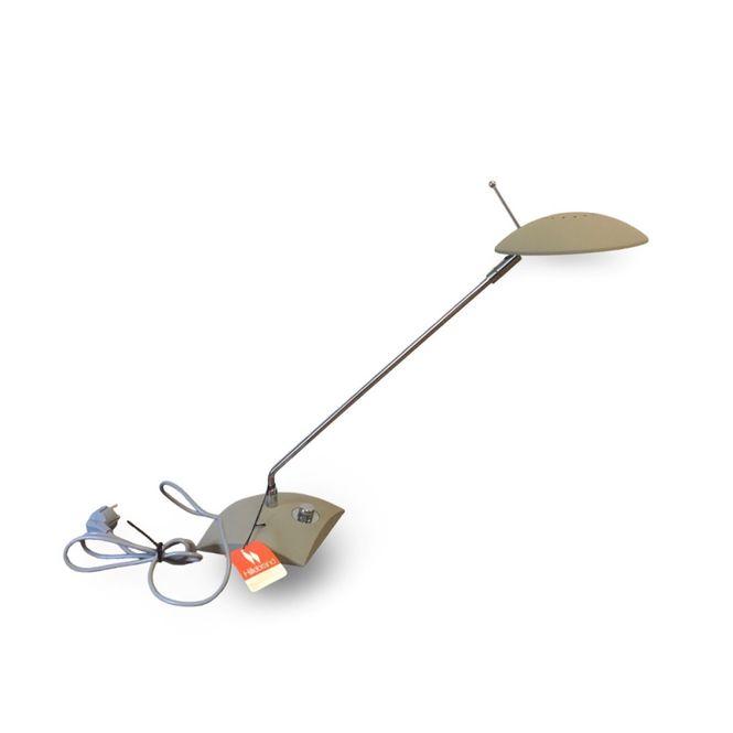 Huvudbild Skrivbordslampa Hillebrand grå/krom