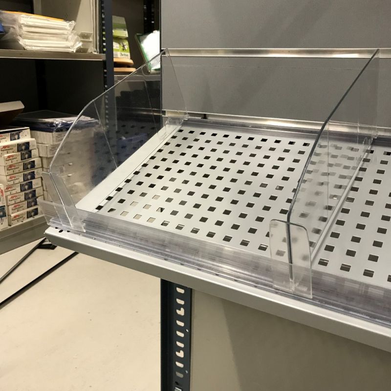 Plåthylla grå 90x30cm Paketpris! - begagnat