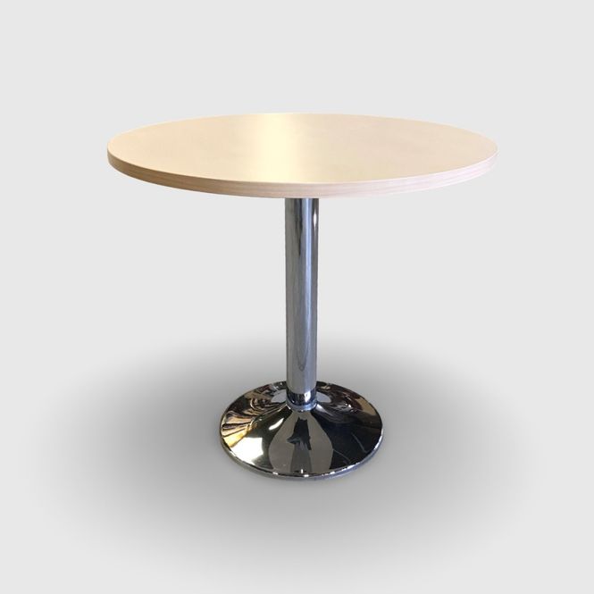 Huvudbild Bord Ø 80 cm ljus björklaminat - begagnad