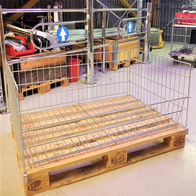 Stapel-/pallkorg Stockholm - begagnad