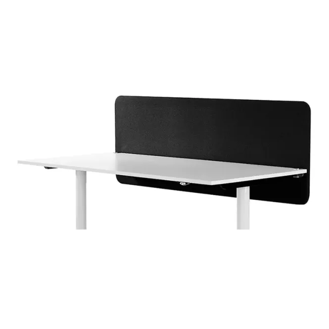Huvudbild Bordskärm Softline nedhängd svart 1800 mm