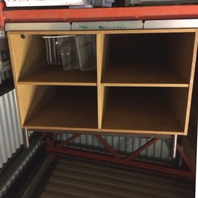 Huvudbild Kontorsskåp höjd 700 mm ek - begagnad