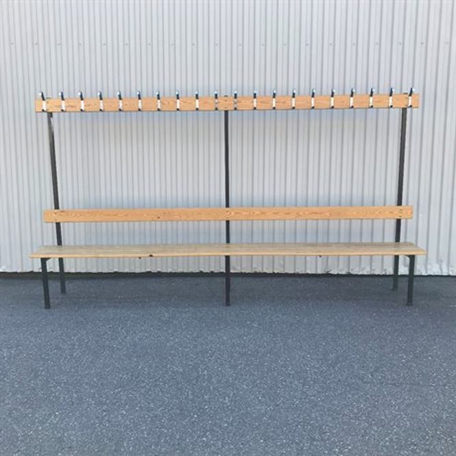 Huvudbild Sittbänk med kroklist 300 cm - begagnad