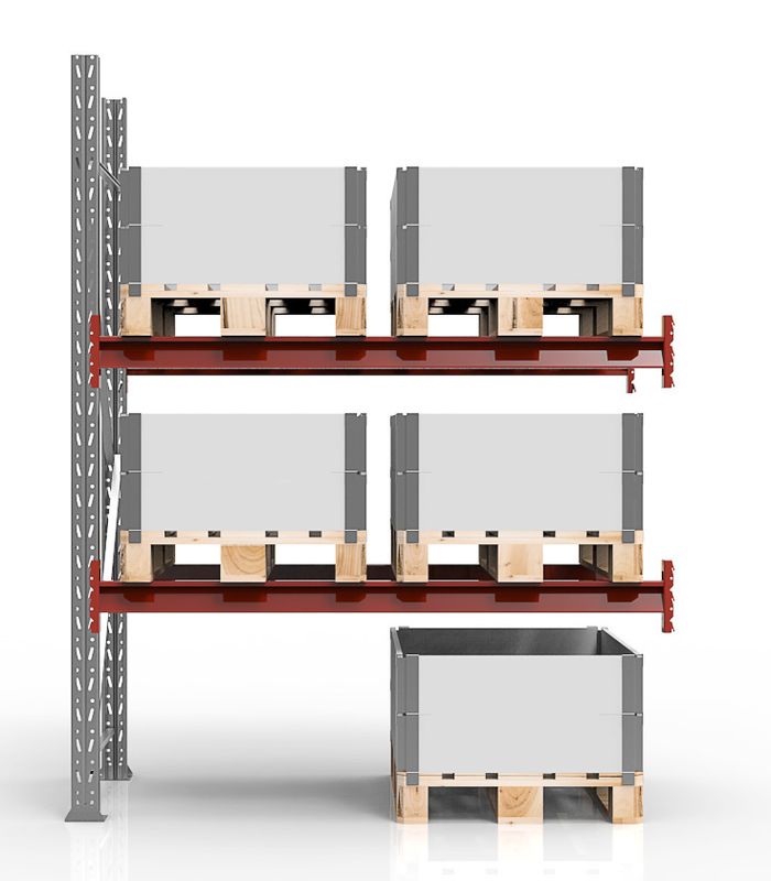 Pallställ påbyggnadssektioner Höjd 2500mm