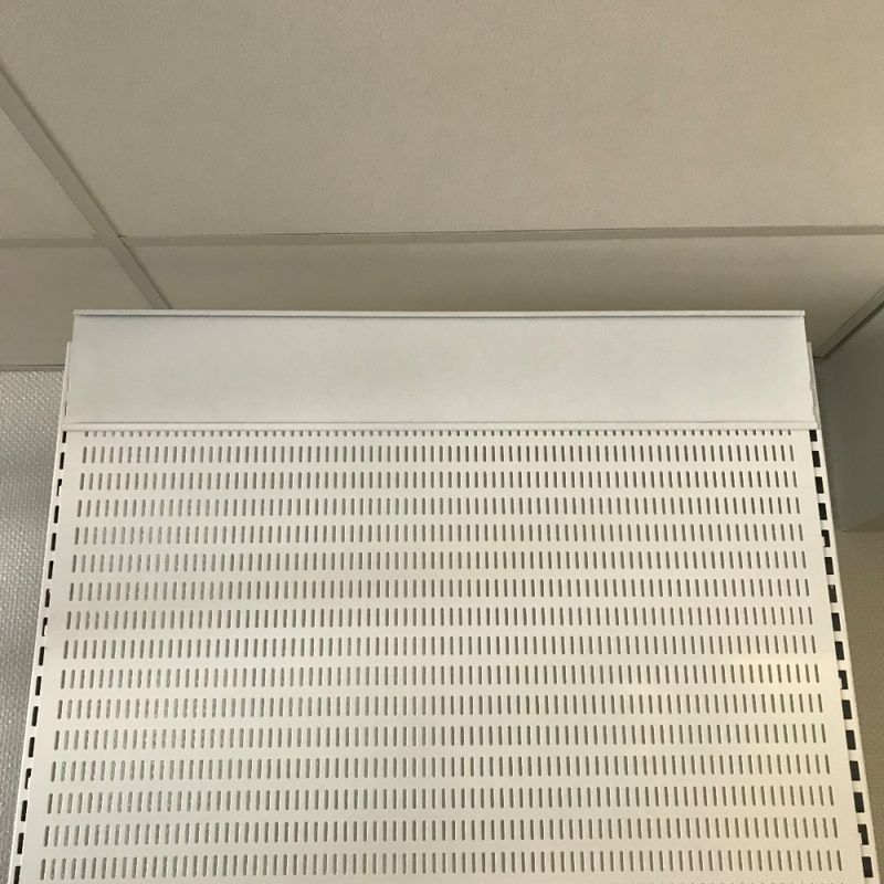 Skylthållare Ricana 900x150 mm vit - begagnad