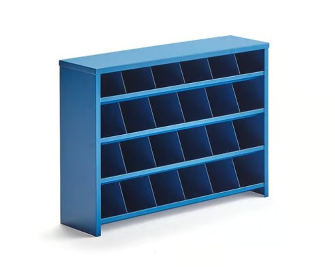 Huvudbild Sorteringsfack 24 fack | Blå plåt