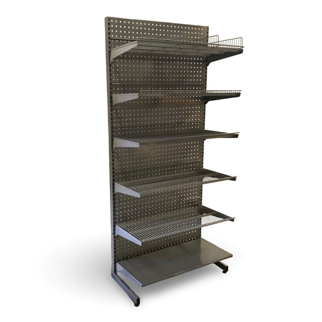 Huvudbild Butiksinredning L-stativ höjd 207 cm grå - ...