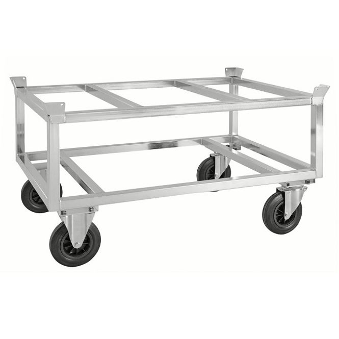 Huvudbild Pallvagn med pallstyrning | Elförzinkad