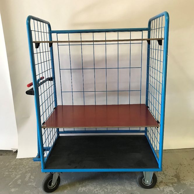 Huvudbild Hyllvagn / dragvagn blå