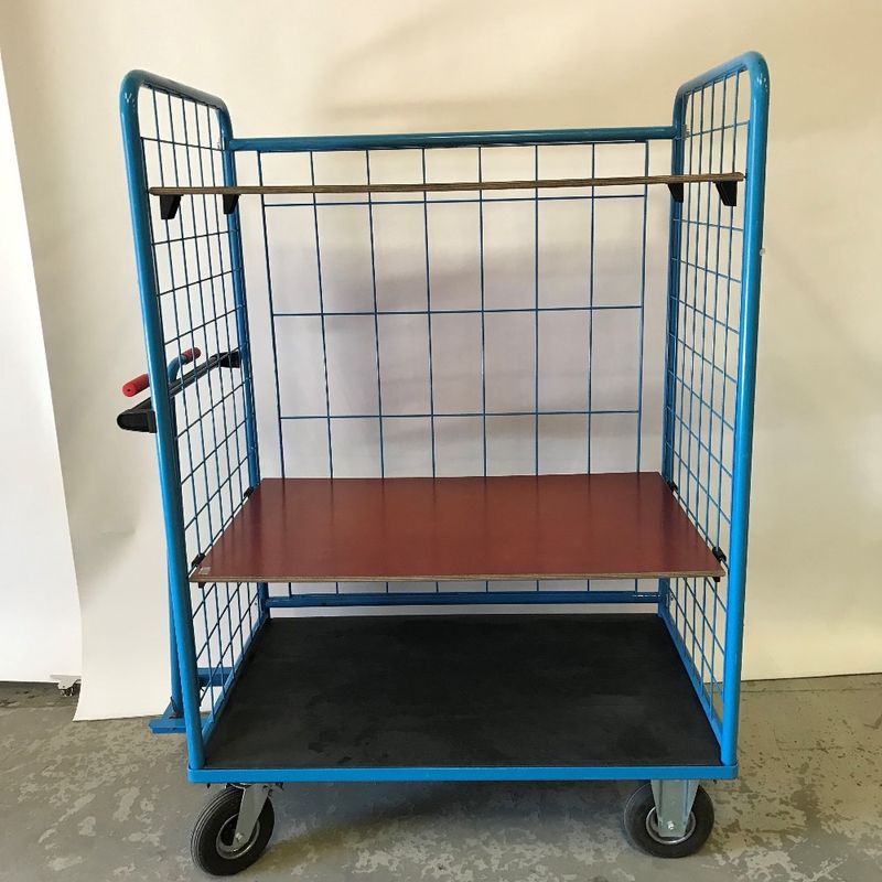 Hyllvagn / dragvagn blå